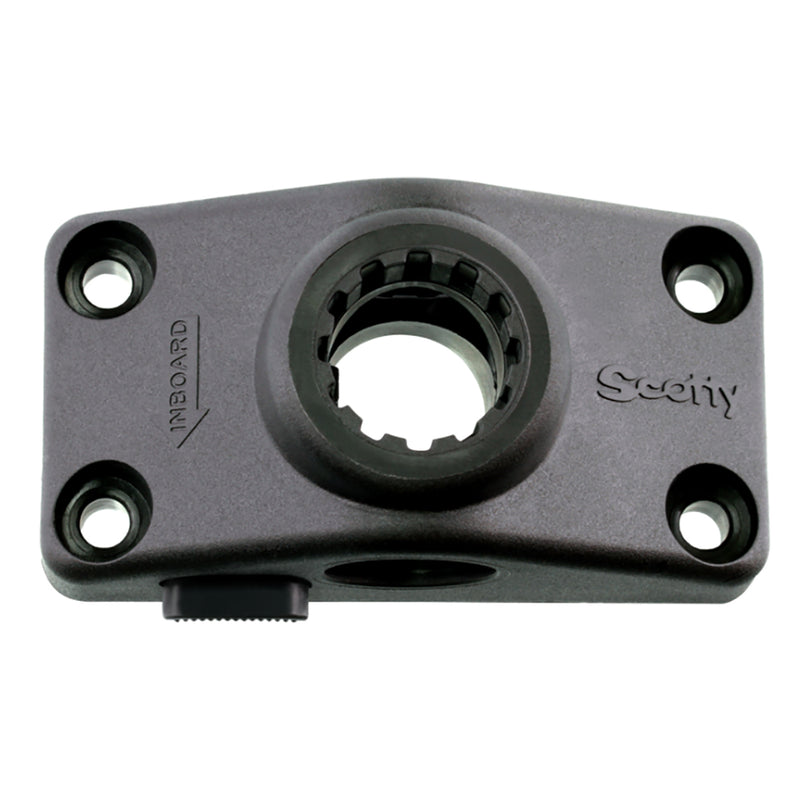 Scotty 241 Locking Combination Side or Deck Mount - Black [241L-BK]