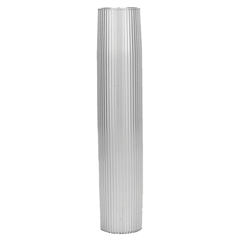 TACO Aluminum Ribbed Table Pedestal - 2-3/8" O.D. - 26" Length [Z60-8266VEL26-2]