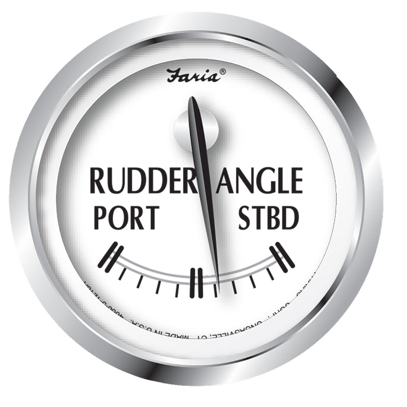 Faria Newport SS 2" Rudder Angle Indicator Gauge [25006]