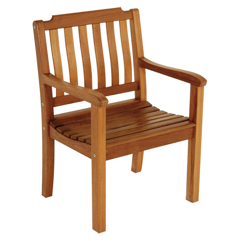 Whitecap Garden Chair w/Arms - Teak [60065]