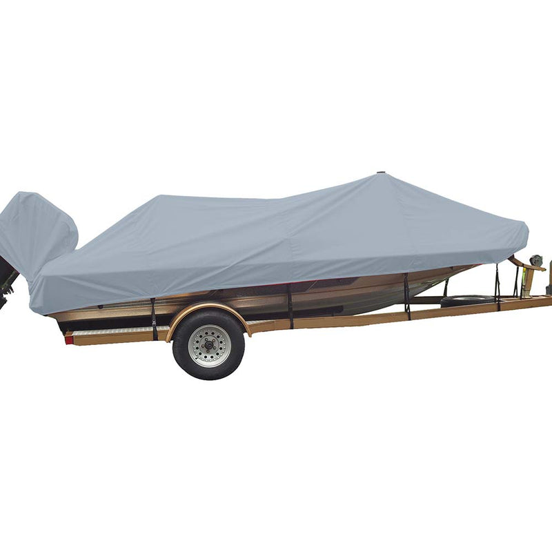 Carver Sun-DURA Styled-to-Fit Boat Cover f/21.5 Wide Style Bass Boats - Grey [77221S-11]